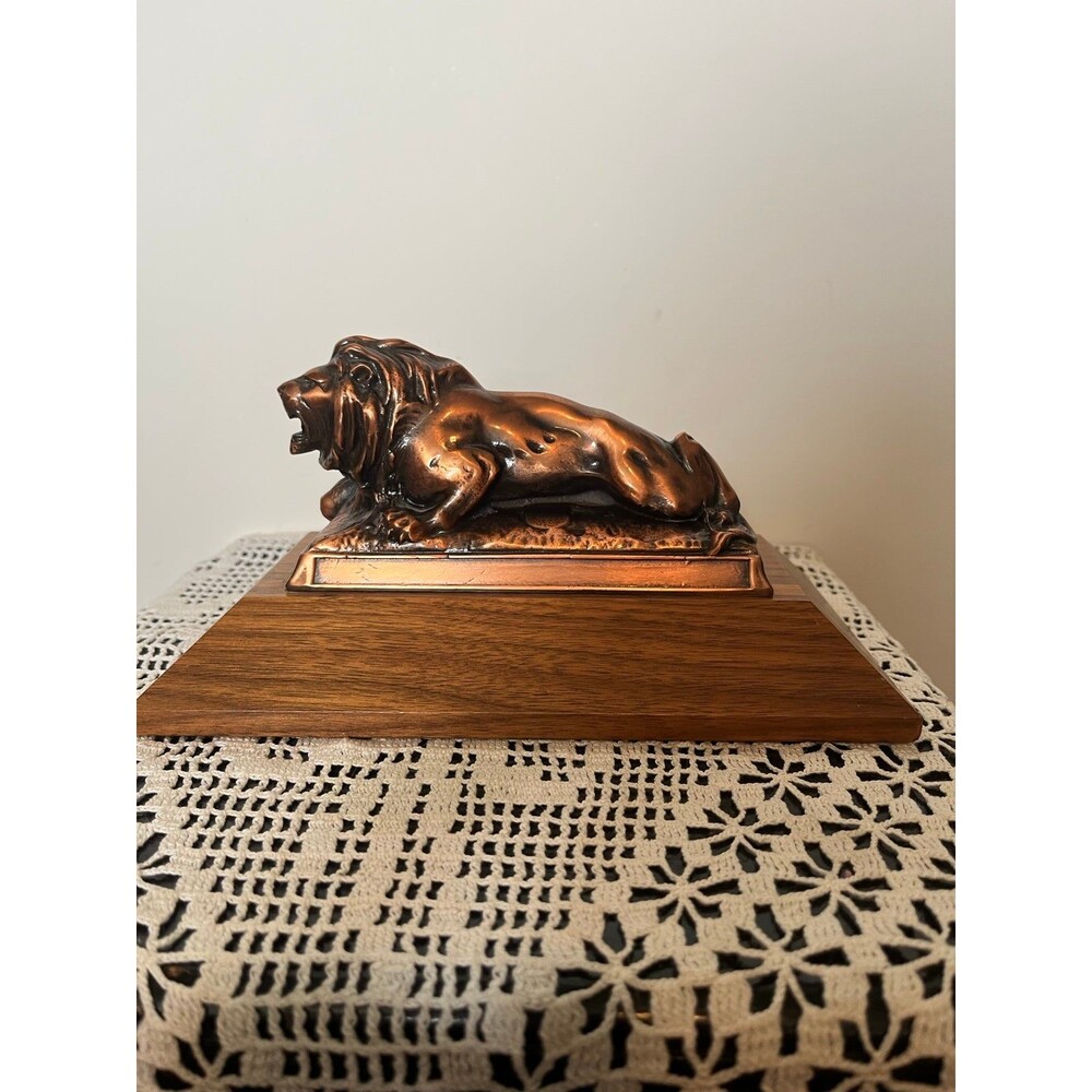 Vintage Lions Club Copper Lion